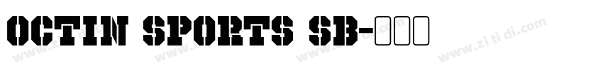 Octin Sports Sb字体转换 Octin Sports Sb字体转换